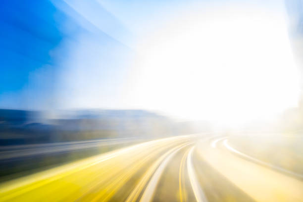 istock Speed motion in urban highway road tunnel 965552632
