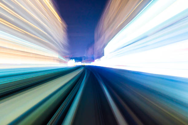 istock Speed motion in urban highway road tunnel 965560552