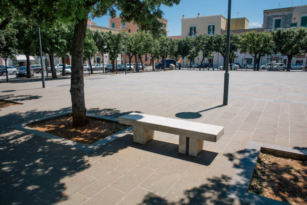 istock Monopoli apulia vintage City bench Italy 965560932