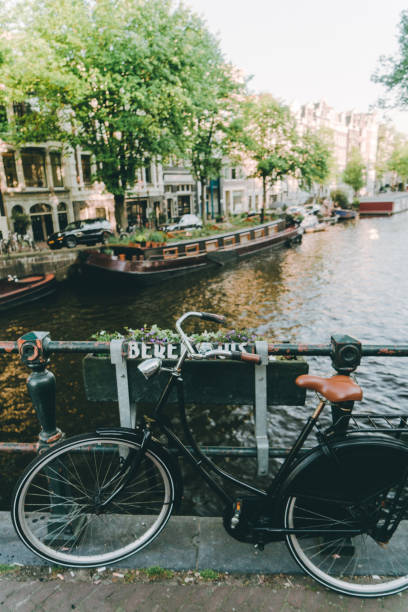 istock Bicycle parked near the canal in Amsterdam 965569330