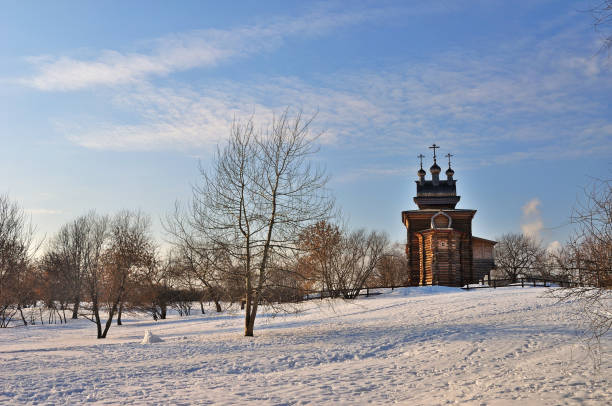 istock Russian wooden church 965576530