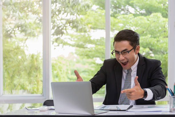 istock Success businessman are happy in his work 965580918