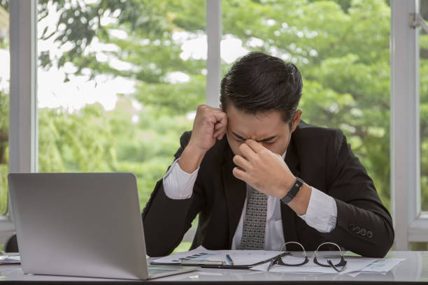 istock Business man are very stressful. 965581010