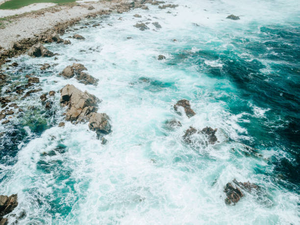 Aerial of Ocean Waves