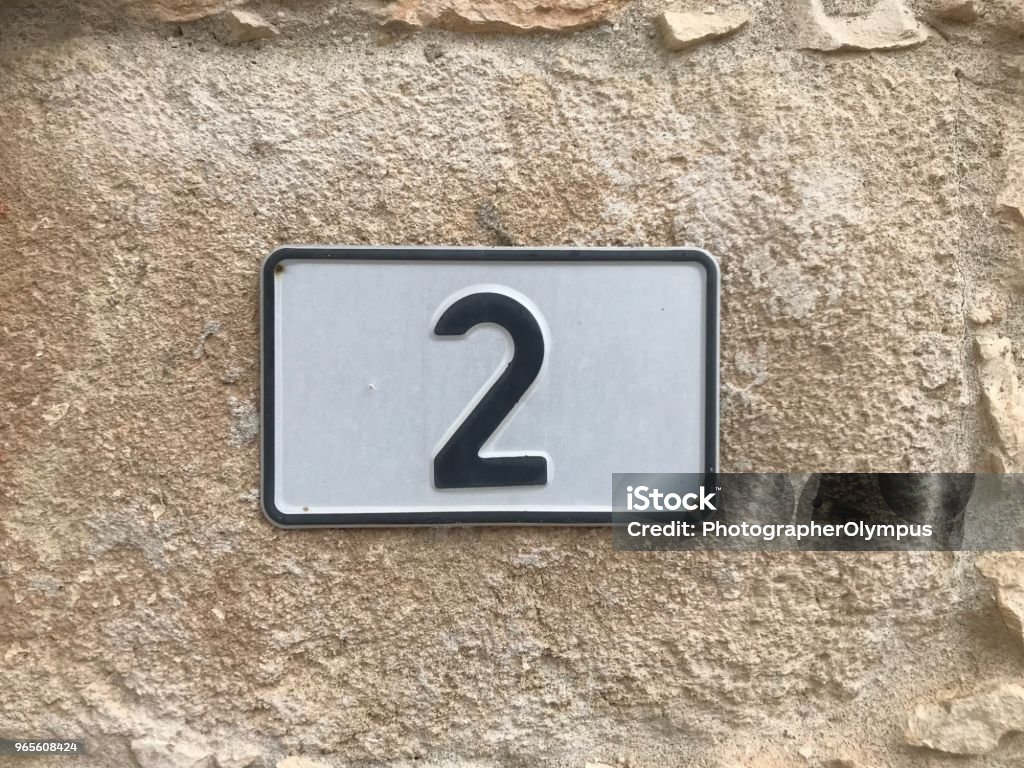 Door number 2 Door Stock Photo