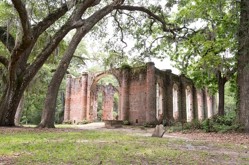 The Old Sheldon Church Ruins is a historic site located in northern Beaufort County, South Carolina, approximately 17 miles north of Beaufort in the Sheldon area.