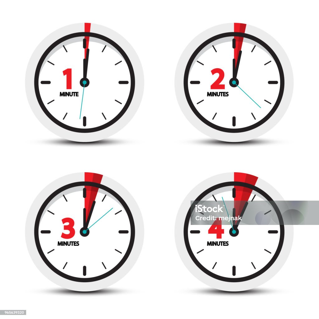Clock Icons Set Stock Illustration - Download Image Now - Minute Hand, Alarm,  Business - Istock