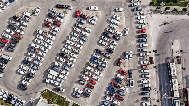 istock Aerial View of Cost-Free Car Parking Space 965654294