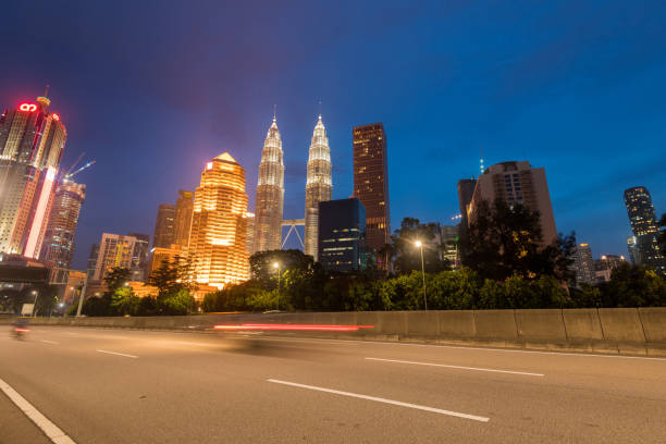 Kuala Lumpur skyline with Petronas Towers
