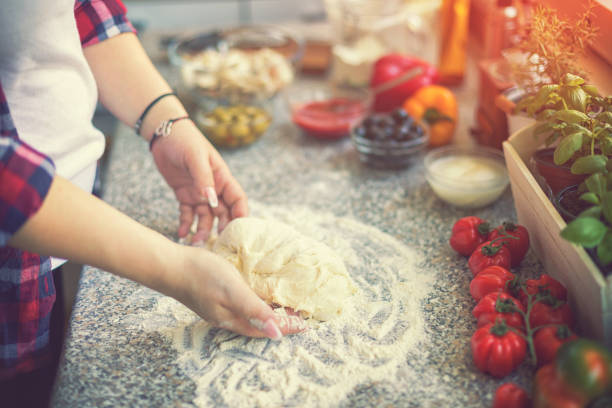 istock Making Dough For Homemade Pizza 965665842