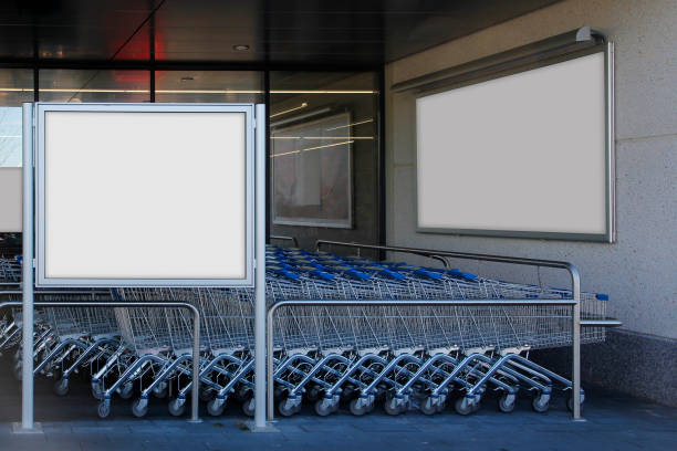 istock Blank billboard in a supermarket 965669842