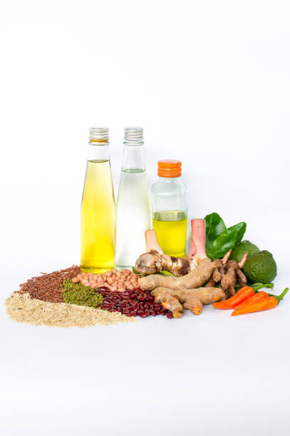 istock oil rice bean pepper bergamot galangal ginger herbs cereals 965670486