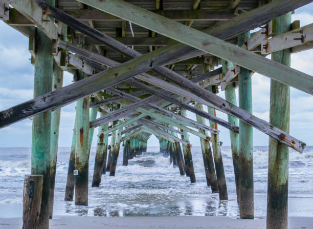 istock Oak Island, North Carolina Beach and Lighthouse 965671126
