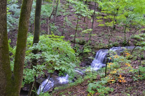 istock Waterfall at Little Mulberry Park, GA 965674110