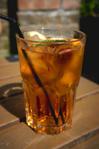 istock Traditional Pimm's cocktail with lemonade, strawberries and mint leaves. 965674346