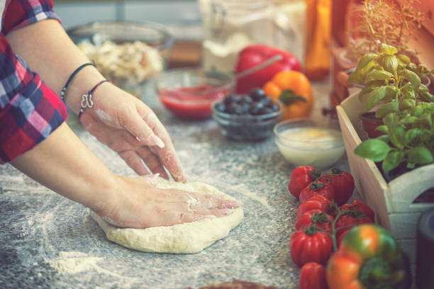 istock Making Dough For Homemade Pizza 965681756