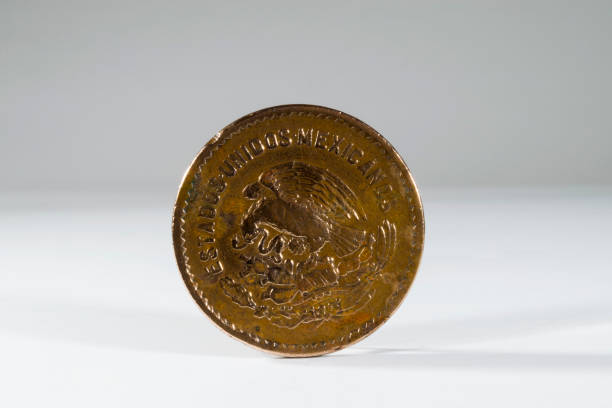 istock Mexican coin five cents of 1944. 965686424