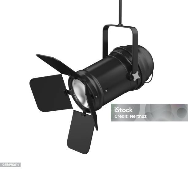 Stage Light Isolated Stock Photo - Download Image Now - Stage Light, Stage Theater, Cut Out
