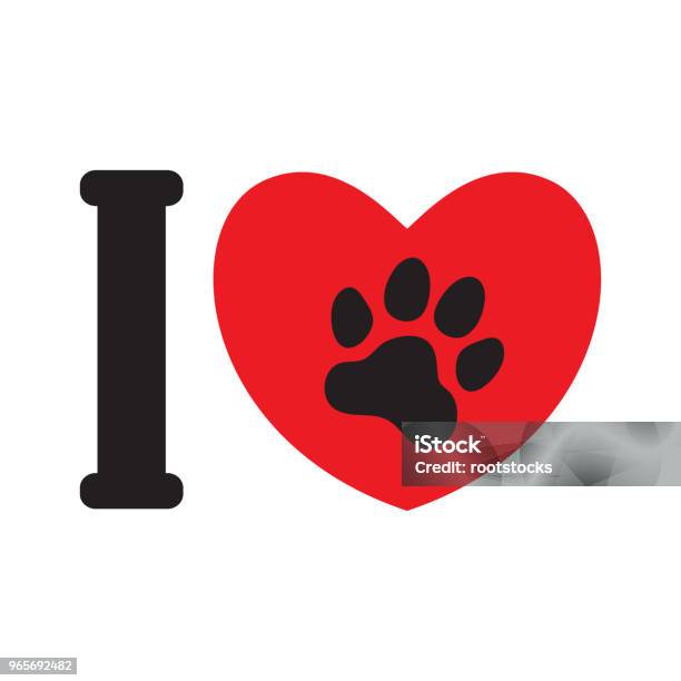 I Love Animals Stock Illustration - Download Image Now - Letter I, Love -  Emotion, One Person - iStock