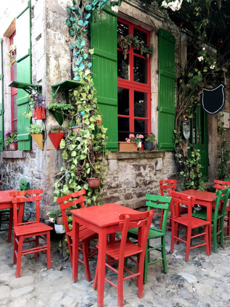 istock A colorful cafe in Cunda island 965695248