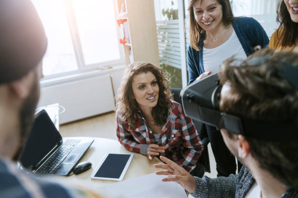 istock Start up team Of Freelancers in the office 965701716