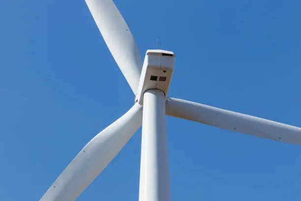 Photo of Wind Farm in Central Indiana. Wind and Solar Green Energy areas are becoming very popular in farming communities III