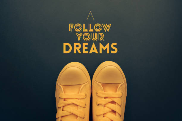 istock Follow your dreams motivational quote 965710098
