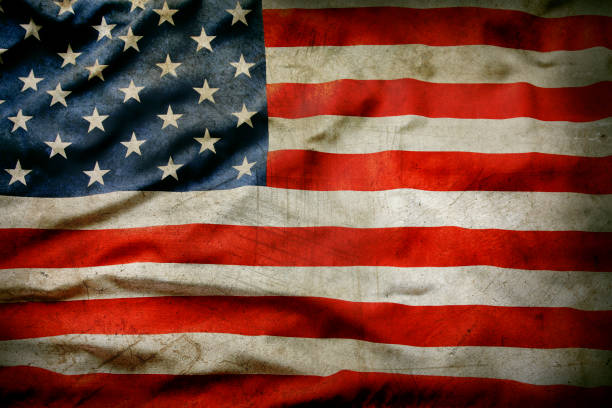 grunge drapeau américain - new zealand flag photos photos et images de collection