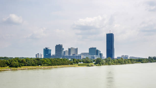 istock Panoramic view of UNO city in Vienna, Austria 965720744