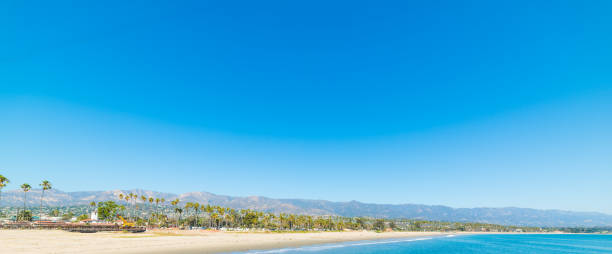 istock Clear sky over Santa Barbara shoreline 965732362