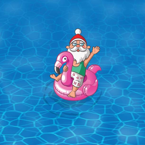 Old Man In Swimming Pool Illustrations Illustrations, Royalty-Free Vector Graphics & Clip Art