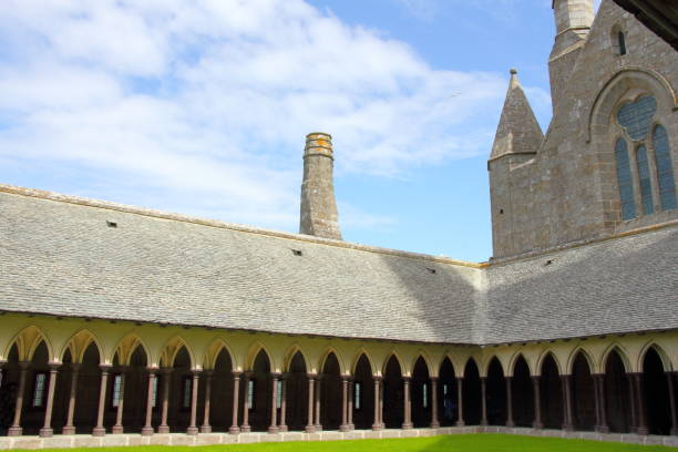 istock Cloister at Mont Saint-Michel 965789618