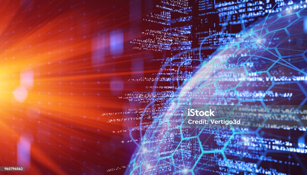Code Abstract Visual Abstract Program And Code Stock Photo - Download Image Now - Analyzing ...