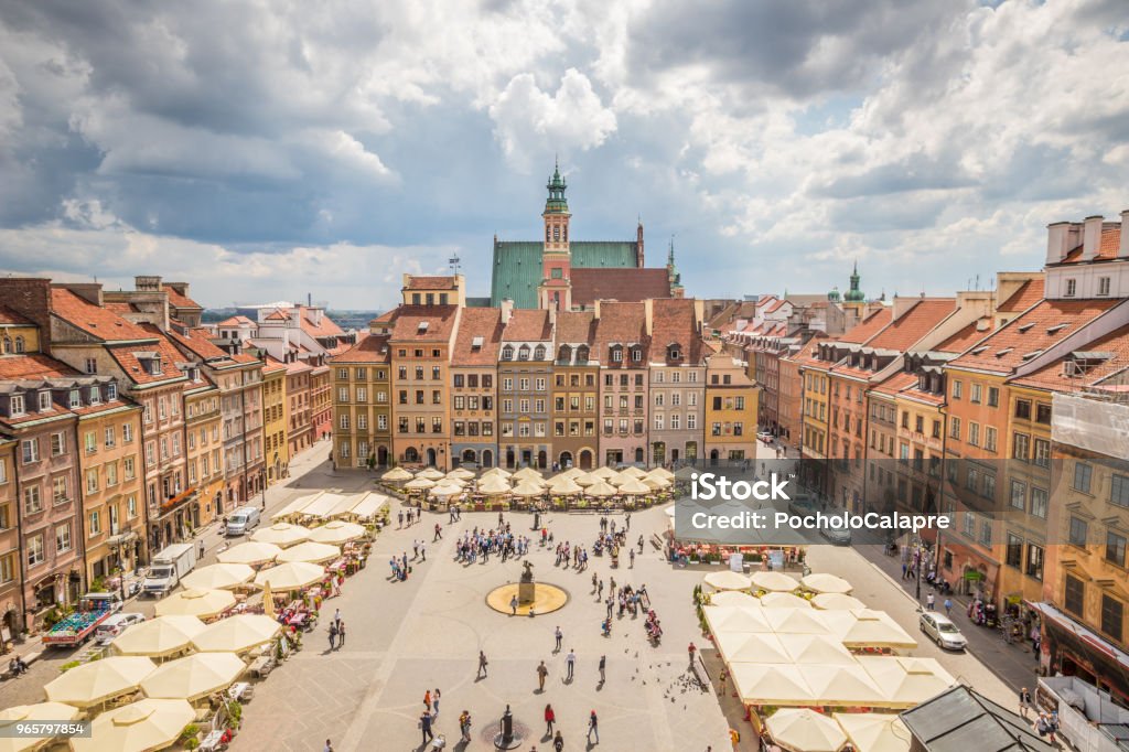 Altstadt-Platz von Warschau - Lizenzfrei Warschau Stock-Foto