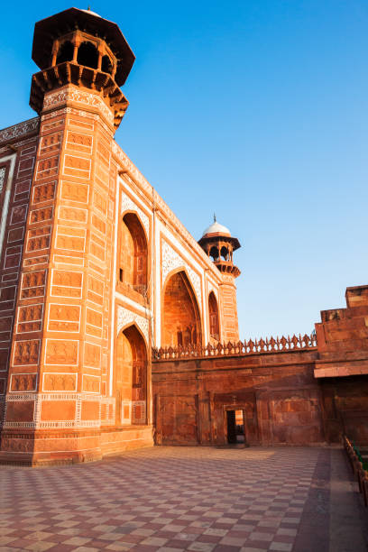 istock The Great Gate at the Taj Mahal in Agra, India 965806686