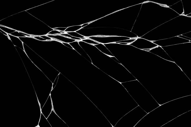 istock Wrinkles and cracks of glass 965820202