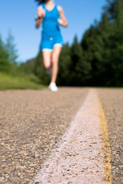 Early morning summer jog