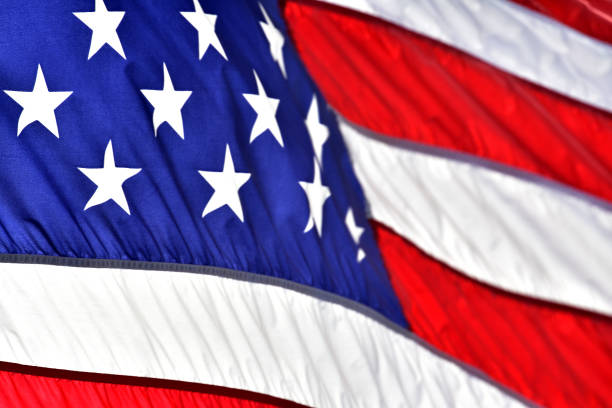 Star-Spangled Banner stock photo