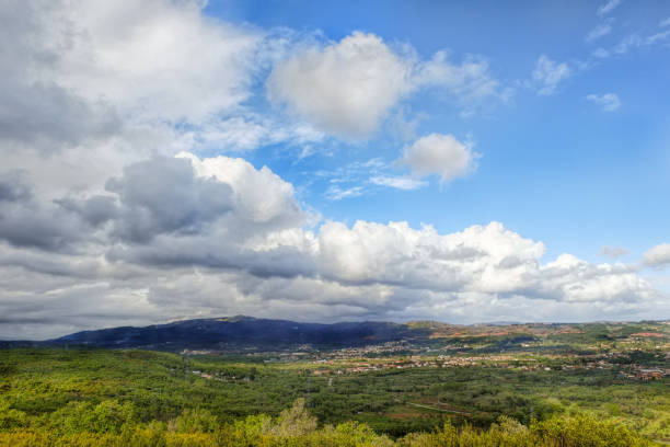 Hills Panoramic Portuguese Landscape stock photo