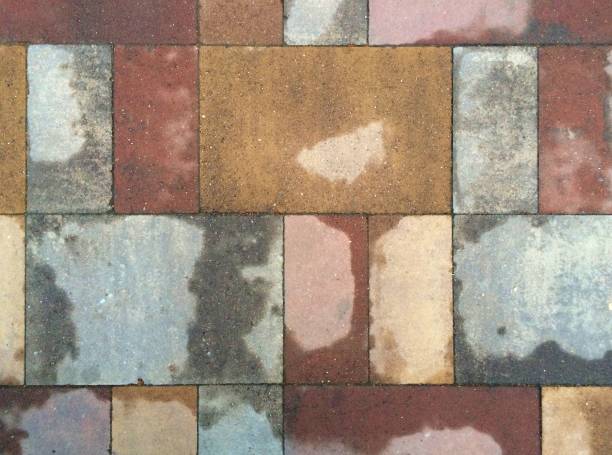 istock Terracotta pavement multicolor aged high performance and non-slip. 965898344