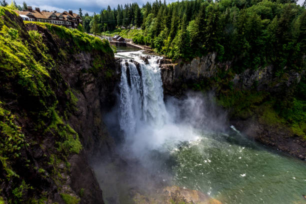 istock Snoqualmie Waterfall in Washington State, USA. 965916650
