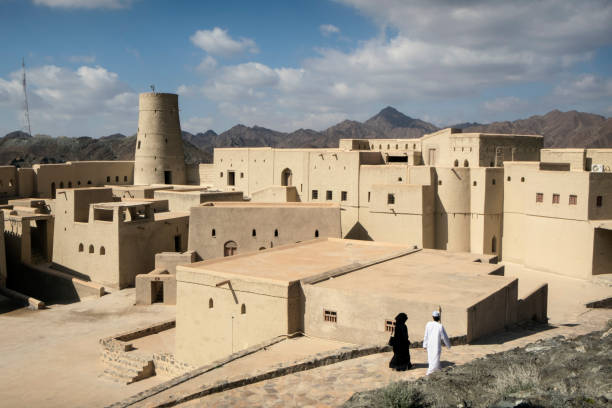 Bahla Fort, Oman stock photo