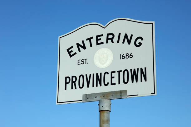 entrada de sinal de provincetown - provincetown - fotografias e filmes do acervo