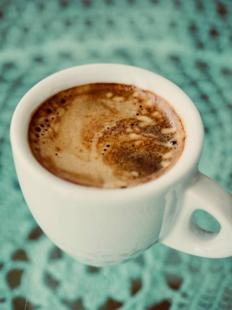 espresso,Espresso coffee cup, cream, coffee cream