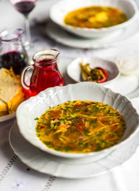 istock Zama, traditional romanian and moldavian chicken soup 965997470