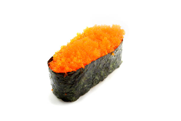 japan traditional sushi on isloted white background
