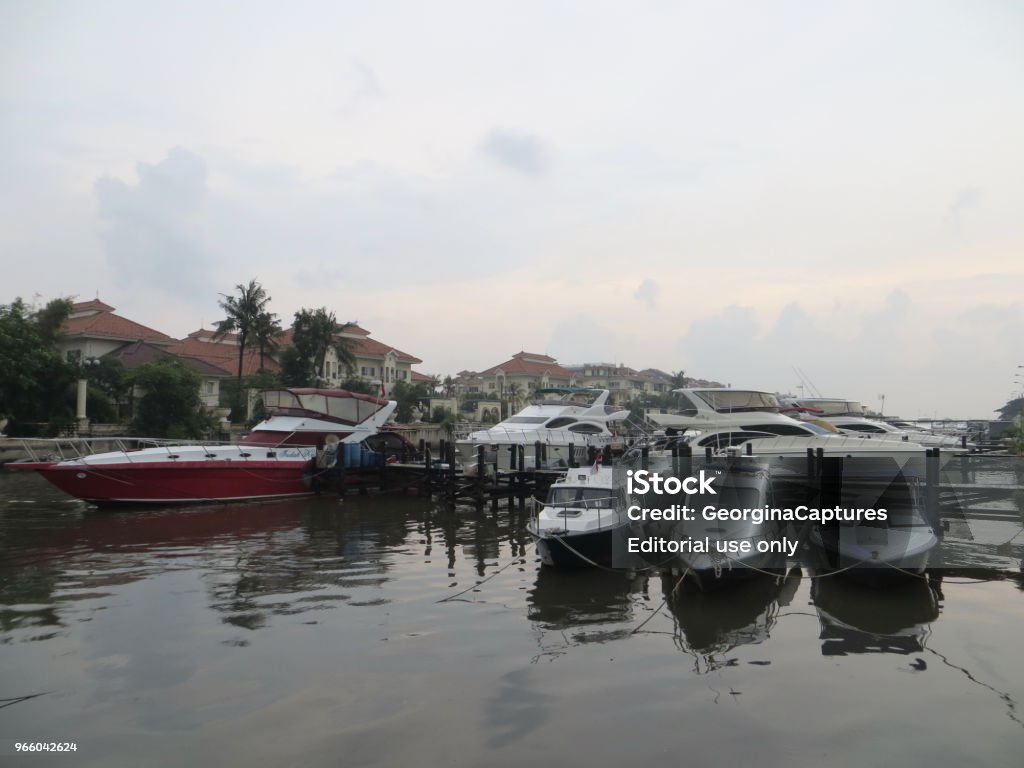 Werft in Jakarta - Lizenzfrei Anlegestelle Stock-Foto