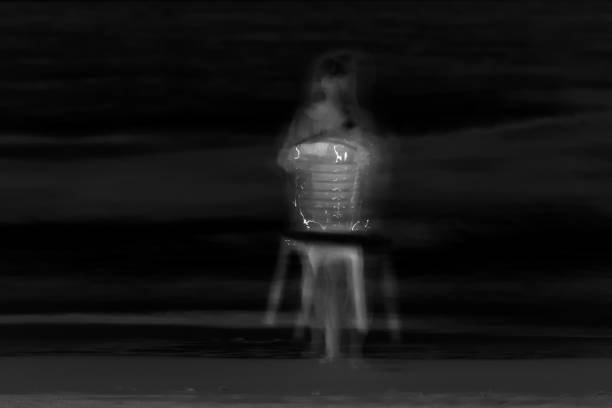 istock blurry image of girl on the dark 966052910