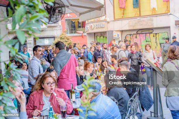 Galata Tower A Medieval Stone Tower In Istanbul Turkey Stock Photo - Download Image Now