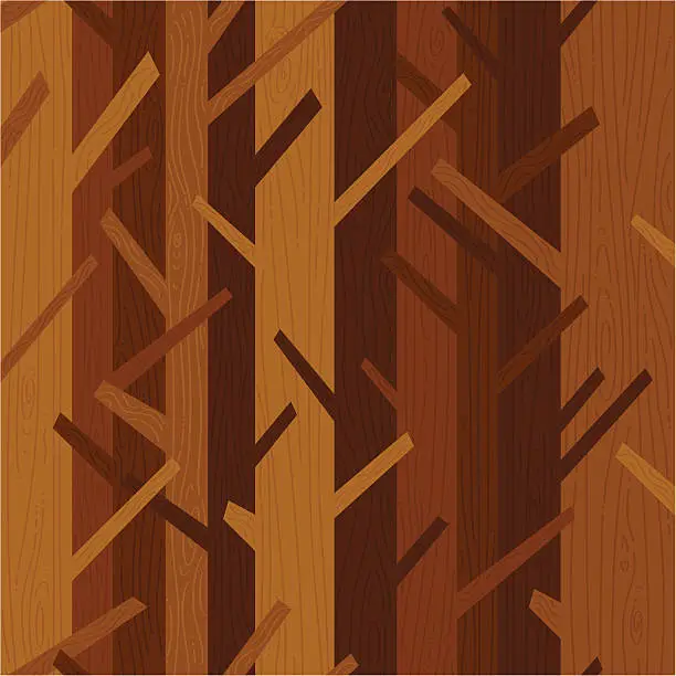 Vector illustration of woods background